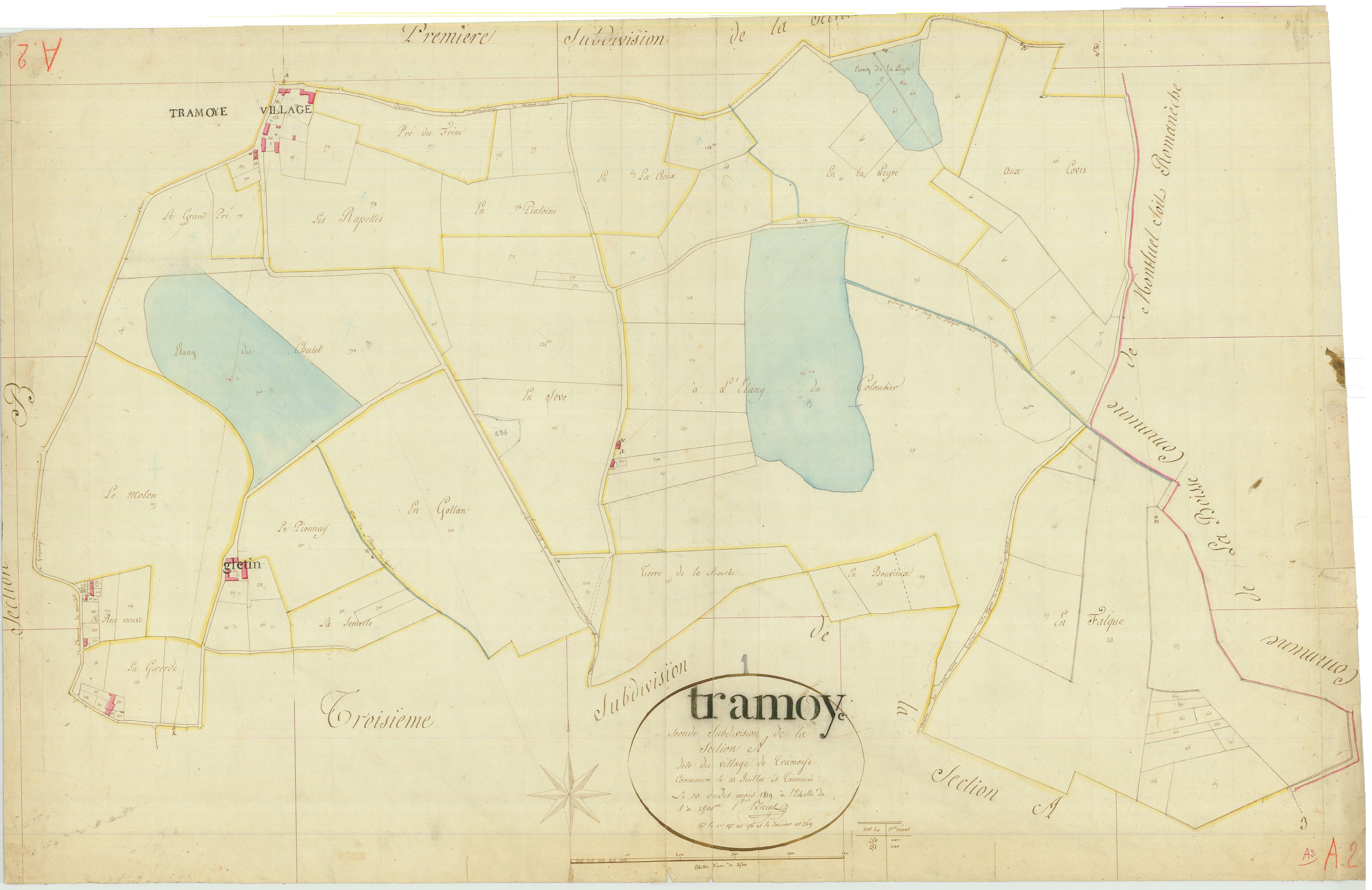Tramoyes - 3 P 9245 - 3 P 9245 -  Feuille 2  (1933)