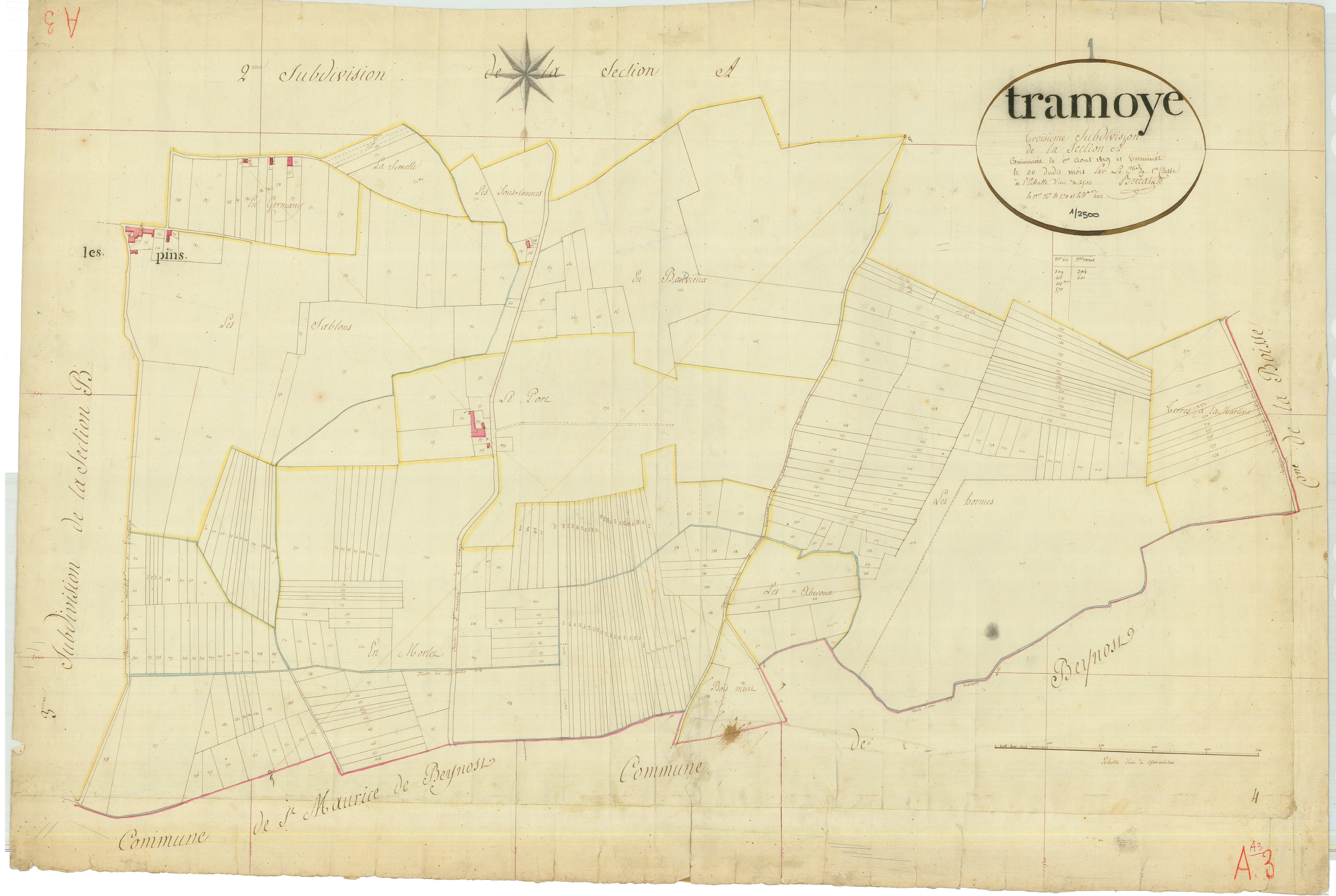 Tramoyes - 3 P 9246 - 3 P 9246 -  Feuille 3  (1933)