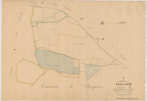 La Tranclière - 3 P 6665 - 3 P 6665 -  Feuille 4  (1844)