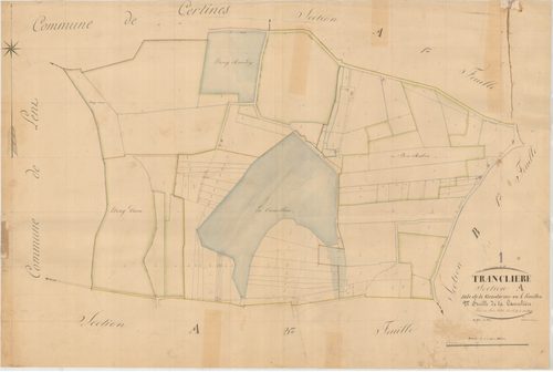 La Tranclière - 3 P 6663 - 3 P 6663 -  Feuille 2  (1844)