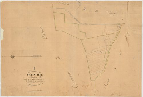 La Tranclière - 3 P 6662 - 3 P 6662 -  Feuille 1  (1844)