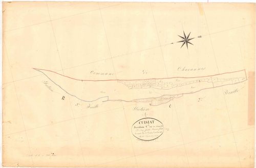 Cuisiat - 3 P 5715 - 3 P 5715 -  Feuille 1  (1825)