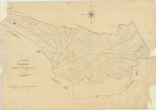 Treffort - 3 P 9260 - 3 P 9260 -  Feuille 1  (1817)