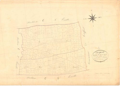 Cuisiat - 3 P 5717 - 3 P 5717 -  Feuille 3  (1825)