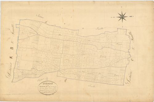 Cuisiat - 3 P 5716 - 3 P 5716 -  Feuille 2  (1825)