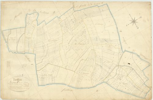 Treffort - 3 P 9256 - 3 P 9256 -  Feuille 2  (1817)