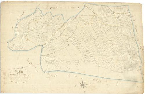 Treffort - 3 P 9257 - 3 P 9257 -  Feuille 3  (1817)