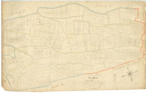 Treffort - 3 P 9255 - 3 P 9255 -  Feuille 1  (1817)