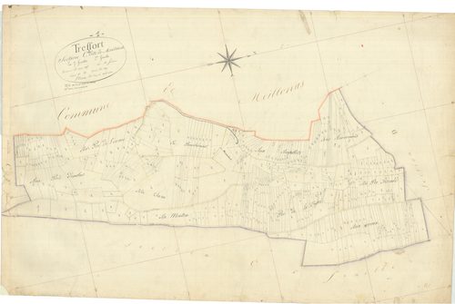 Treffort - 3 P 9261 - 3 P 9261 -  Feuille 2  (1817)