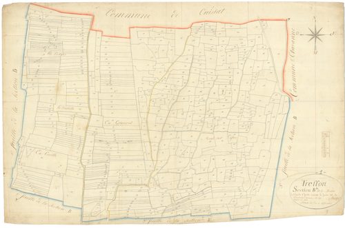Treffort - 3 P 9258 - 3 P 9258 -  Feuille 4  (1817)
