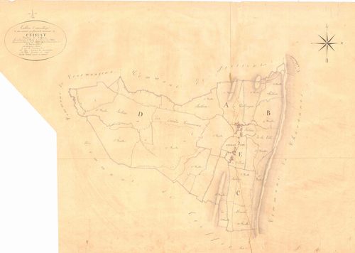 Cuisiat - 3 P 5708 - 3 P 5708 -  Tableau d'assemblage  (1825)