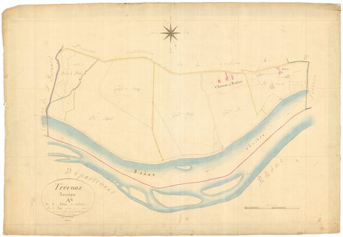 Trévoux - 3 P 9279 - 3 P 9279 -  Feuille 2  (1823)