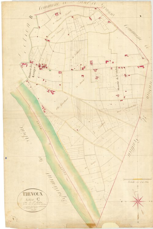 Trévoux - 3 P 9281 - 3 P 9281 -  Feuille 1  (1823)