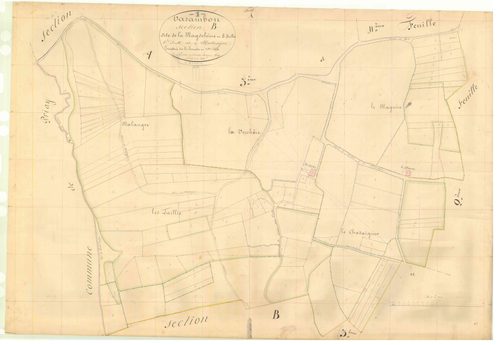 Varambon - 3 P 9298 - 3 P 9298 -  Feuille 1  (1844)