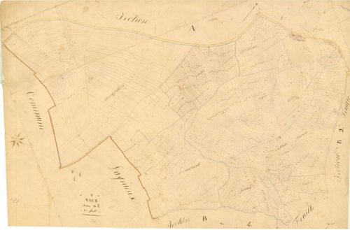 Vaux-en-Bugey - 3 P 9318 - 3 P 9318 -  Feuille 3  (1826)