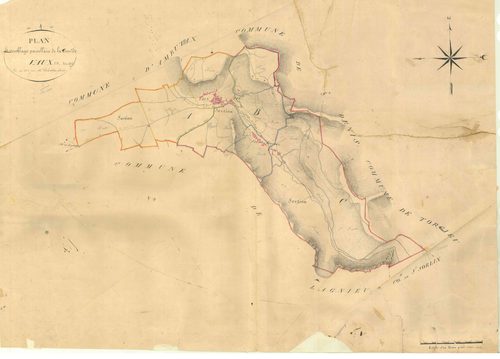 Vaux-en-Bugey - 3 P 9312 - 3 P 9312 -  Tableau d'assemblage  (1826)