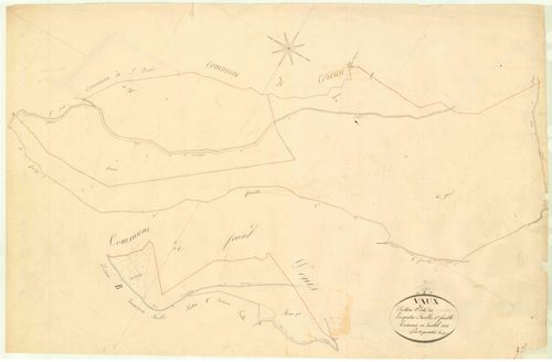 Vaux-en-Bugey - 3 P 9320 - 3 P 9320 -  Feuille 1  (1826)
