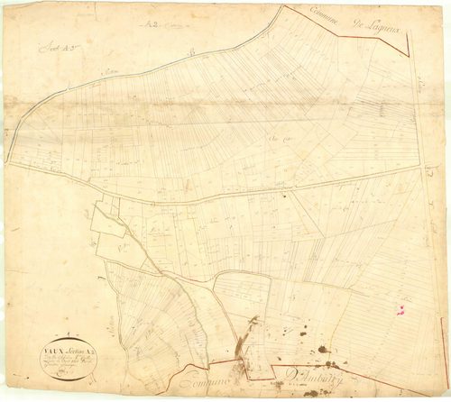 Vaux-en-Bugey - 3 P 9314 - 3 P 9314 -  Feuille 2  (1826)