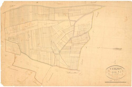 Verjon - 3 P 9325 - 3 P 9325 -  Feuille 1  (1836)