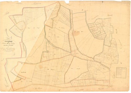 Verjon - 3 P 9329 - 3 P 9329 -  Feuille 1  (1836)