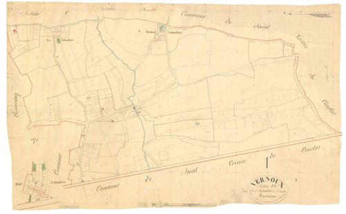 Vernoux - 3 P 9345 - 3 P 9345 -  Feuille 3  (1841)