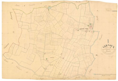 Vernoux - 3 P 9342 - 3 P 9342 -  Feuille 2  (1841)