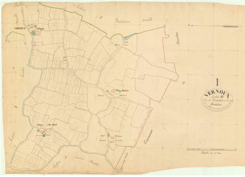 Vernoux - 3 P 9341 - 3 P 9341 -  Feuille 1  (1841)