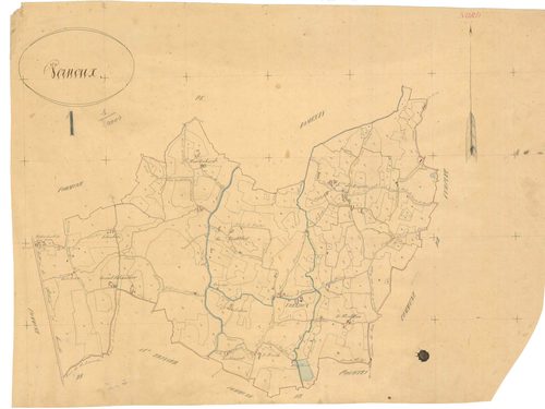 Vernoux - 3 P 9336 - 3 P 9336 -  Tableau d'assemblage  (1841)