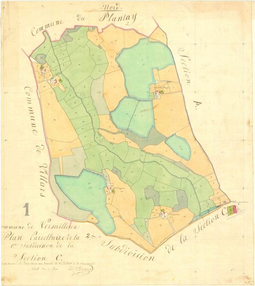 Versailleux - 3 P 9349 - 3 P 9349 -  Feuille 1  (1810)