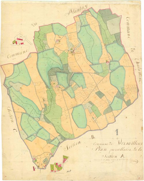 Versailleux - 3 P 9347 - 3 P 9347 -  Feuille 1  (1810)