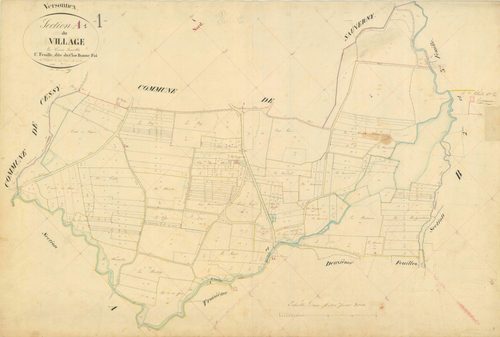 Versonnex - 3 P 9352 - 3 P 9352 -  Feuille 1  (1844)