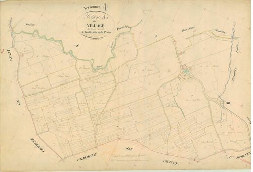 Versonnex - 3 P 9354 - 3 P 9354 -  Feuille 3  (1844)