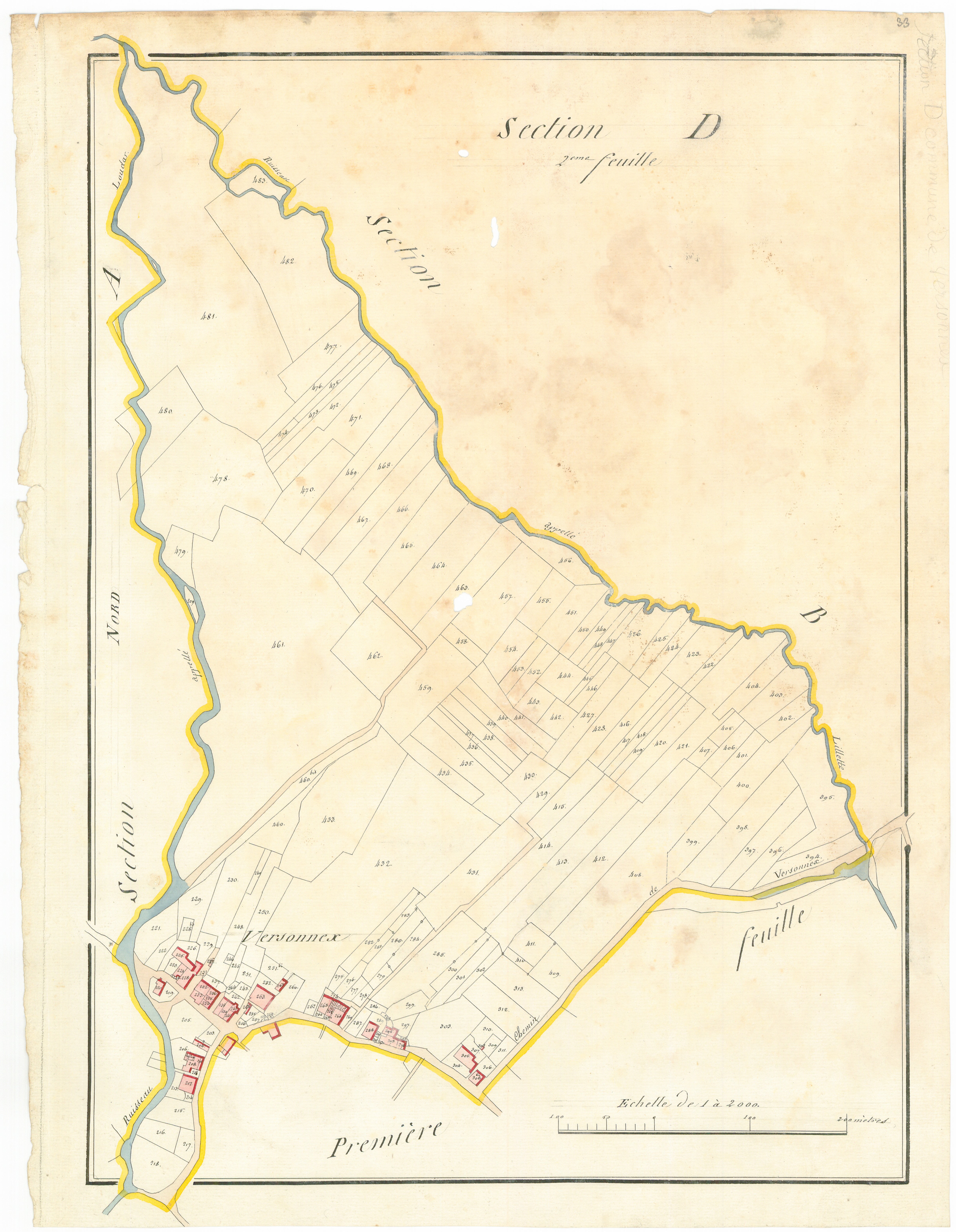 Versonnex - 3 P 10103-7 - 3 P 10103-7 -  Feuille 2  (1807)