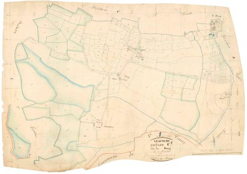 Vescours - 3 P 9376 - 3 P 9376 -  Feuille 1  (1841)