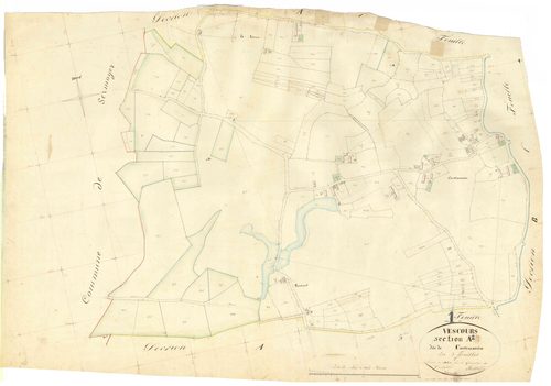 Vescours - 3 P 9372 - 3 P 9372 -  Feuille 2  (1841)