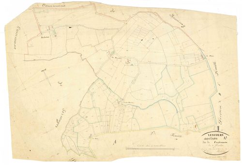 Vescours - 3 P 9371 - 3 P 9371 -  Feuille 1  (1841)