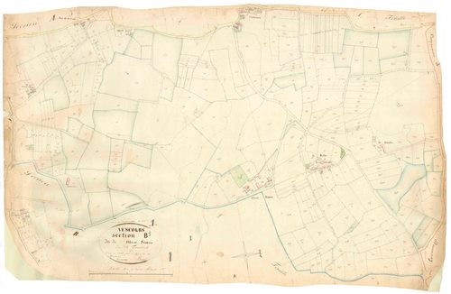 Vescours - 3 P 9374 - 3 P 9374 -  Feuille 1  (1841)