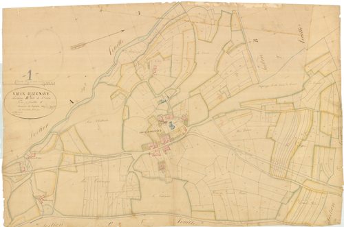 Vieu-d'zenave - 3 P 9430 - 3 P 9430 -  Feuille 1  (1837)