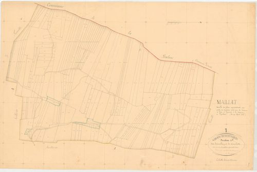 Vieu-d'zenave - 3 P 9425 - 3 P 9425 -  Feuille 4  (1837)