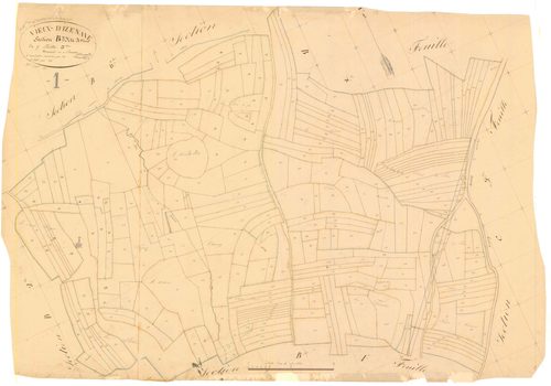 Vieu-d'zenave - 3 P 9432 - 3 P 9432 -  Feuille 3  (1837)
