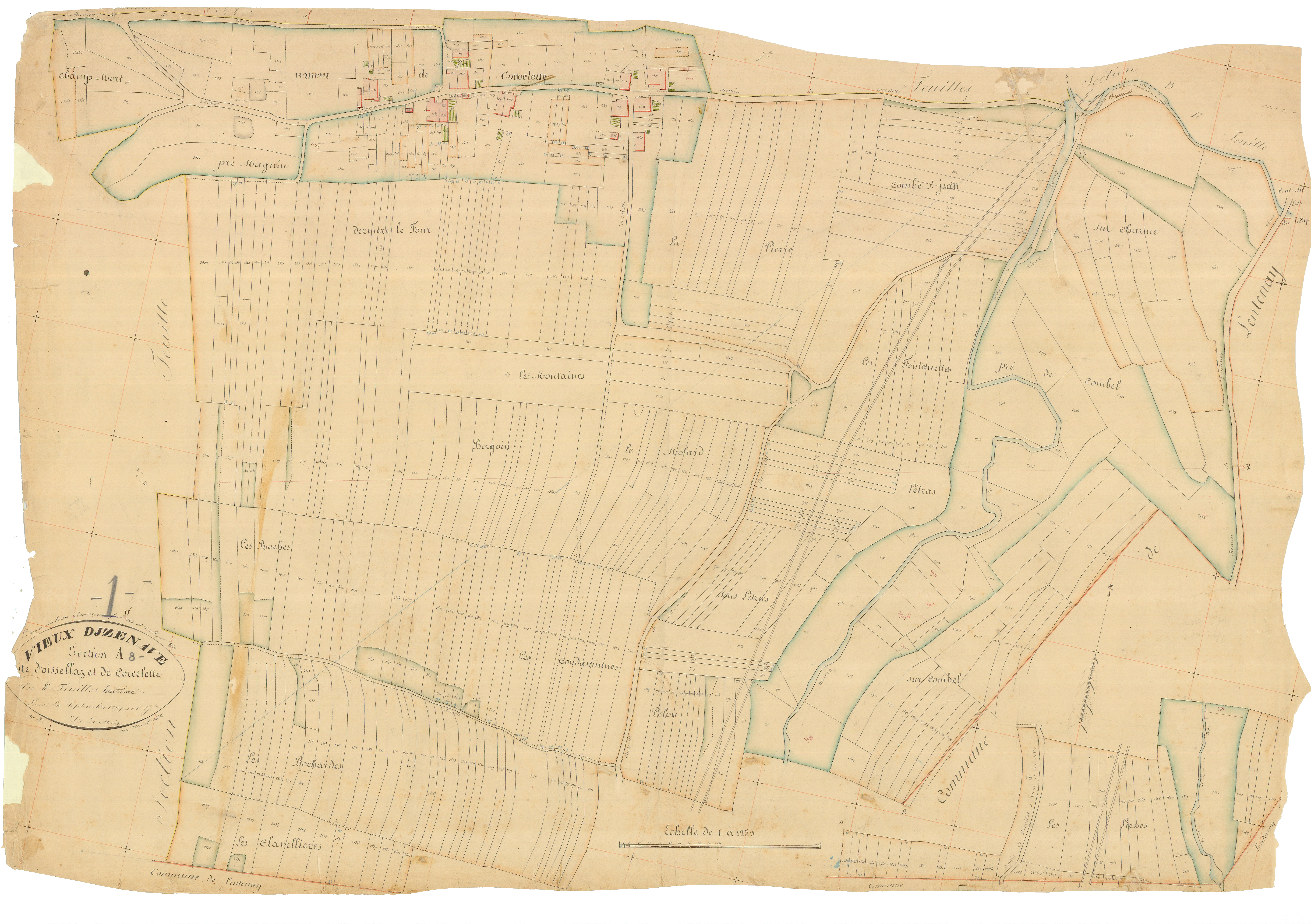Vieu-d'zenave - 3 P 9429 - 3 P 9429 - Feuille 8 (1837)