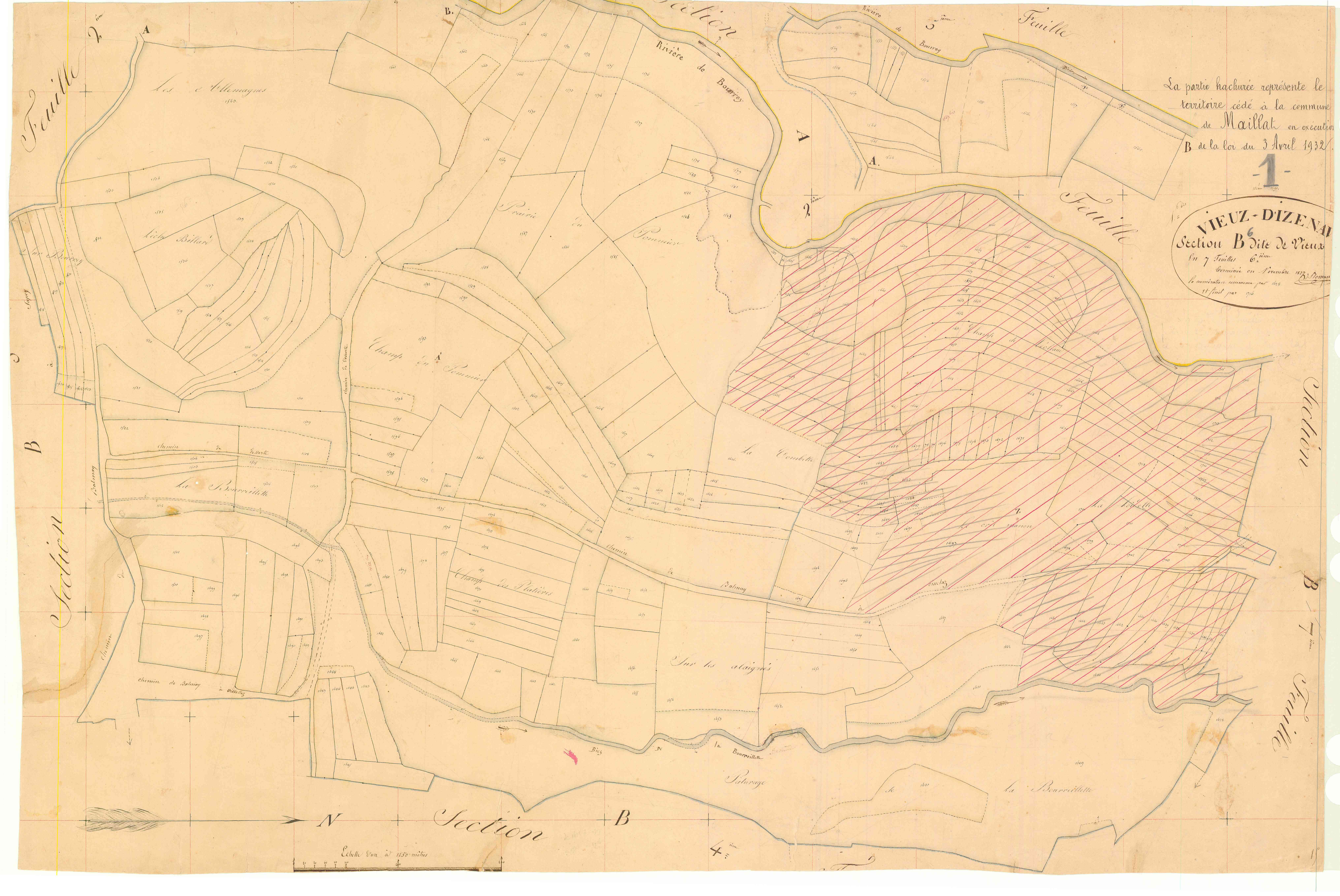Vieu-d'zenave - 3 P 9435 - 3 P 9435 - Feuille 6 (1837)