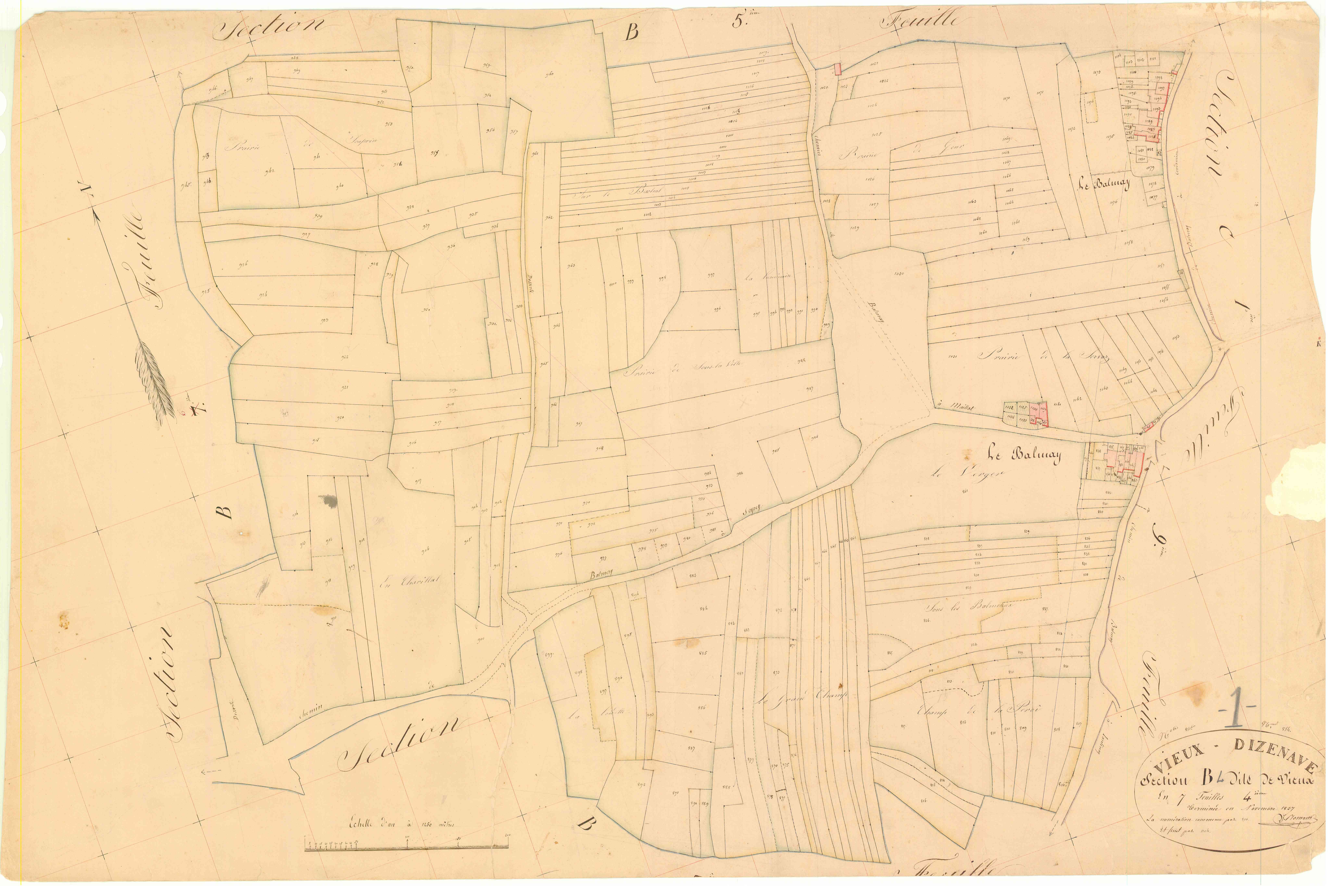 Vieu-d'zenave - 3 P 9433 - 3 P 9433 - Feuille 4 (1837)