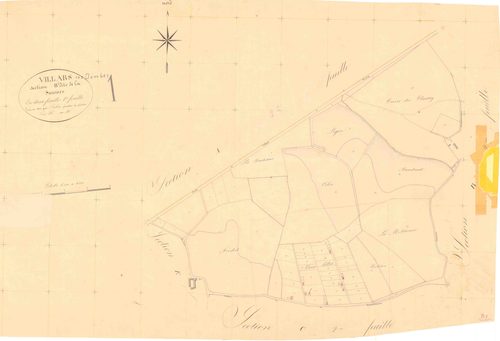 Villars-les-Dombes - 1777 W 489-5 - 1777 W 489-5 -  Feuille 1  (1832)