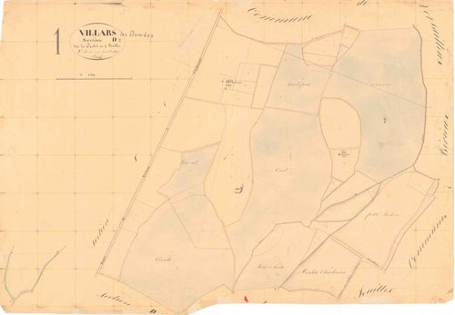 Villars-les-Dombes - 1777 W 489-10 - 1777 W 489-10 -  Feuille 2  (1832)