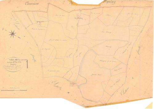 Villars-les-Dombes - 1777 W 489-6 - 1777 W 489-6 -  Feuille 2  (1832)