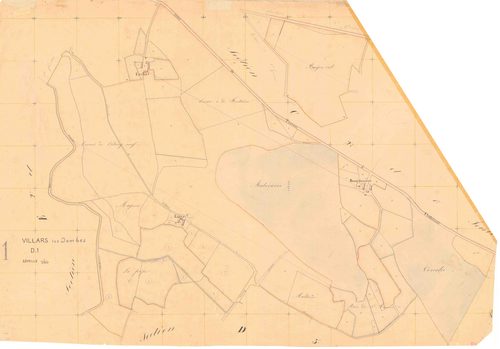 Villars-les-Dombes - 1777 W 489-9 - 1777 W 489-9 -  Feuille 1  (1832)