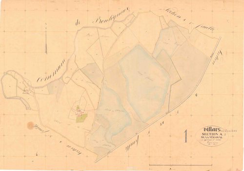 Villars-les-Dombes - 1777 W 489-3 - 1777 W 489-3 -  Feuille 2  (1832)