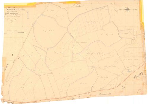 Villars-les-Dombes - 1777 W 489-7 - 1777 W 489-7 -  Feuille 1  (1832)