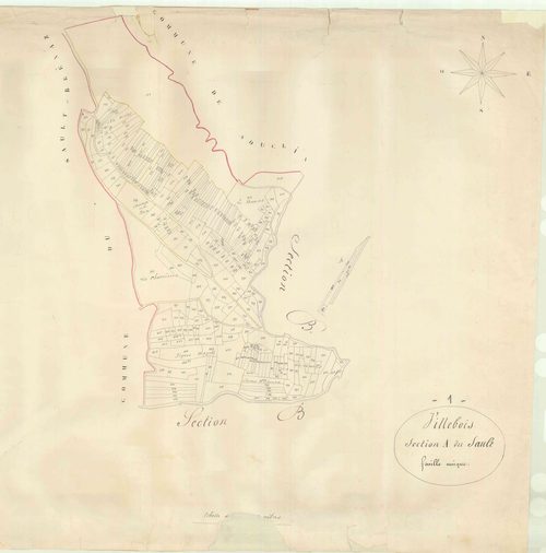 Villebois - 3 P 9459 - 3 P 9459 -  Feuille 3  (1826-1967)
